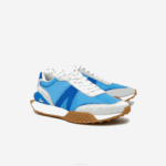Lacoste tênis l-spin deluxe em couro contrastante homens azul marinho bn1 88BL1790 - Image 2