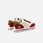 Lacoste tênis l-spin têxtil homens bg7 vermelho 88BL1844 - Image 3