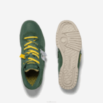 Lacoste tênis m89 couro e tecido homens verde 1m8 88BL1749 - Image 4