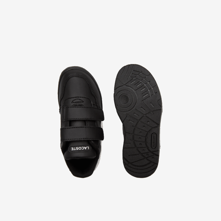 Lacoste Tênis sintético colorido pop com clipe em t bebês preto 02h 88BL2934 - Image 4