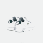 Lacoste tênis sintético com clipe em t bebês branco e verde escuro 1r5 88BL2942 - Image 3