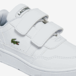 Lacoste tênis sintético com clipe em t bebês branco e verde escuro 1r5 88BL2942 - Image 6