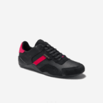 Lacoste tênis sintético couro hapona homens preto vermelho 1b5 88BL1869