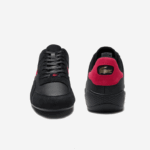 Lacoste tênis sintético couro hapona homens preto vermelho 1b5 88BL1869 - Image 5
