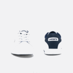 Lacoste tênis sintético graduado bebês branco e marinho 042 88BL2972 - Image 5