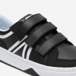 Lacoste tênis sintético l001 crianças preto e branco 312 88BL3259 - Image 6