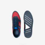 Lacoste tênis sintético menerva esportivo homens azul marinho e vermelho 144 88BL1908 - Image 4