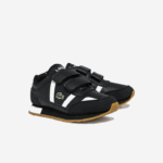 Lacoste tênis sintético parceiro crianças preto e branco 312 88BL3239 - Image 2