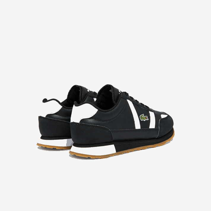 Lacoste tênis sintético parceiro juniores preto e branco 312 88BL3318 - Image 3