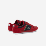 Lacoste tênis têxteis chaymon homens marinho vermelho rs7 88BL1737 - Image 3