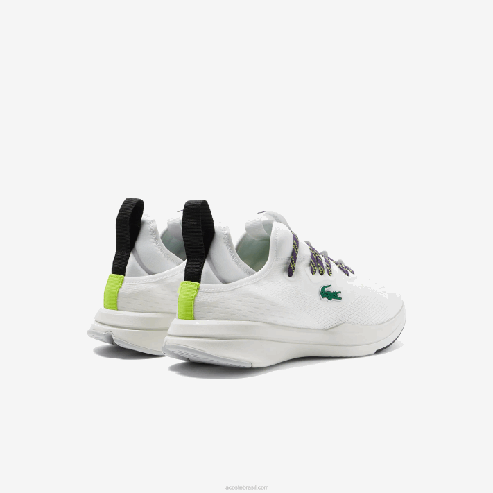 Lacoste tênis têxtil run spin comfort homens branco e off white 65t 88BL1795 - Image 3