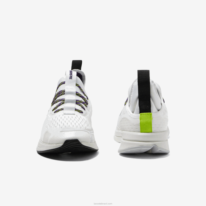 Lacoste tênis têxtil run spin comfort homens branco e off white 65t 88BL1795 - Image 5