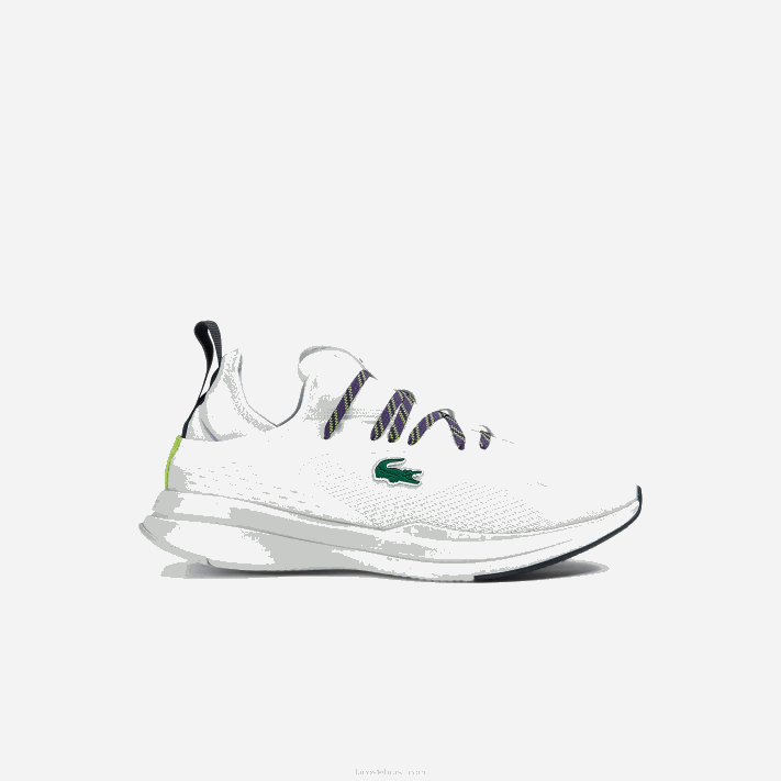 Lacoste tênis têxtil run spin comfort homens branco e off white 65t 88BL1795 - Image 1