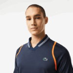 Lacoste tênis x daniil medvedev polo homens kxe azul 88BL235 - Image 2