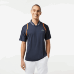 Lacoste tênis x daniil medvedev polo homens kxe azul 88BL235
