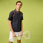 Lacoste tênis x daniil medvedev polo homens kxe azul 88BL235 - Image 5