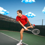Lacoste tênis x daniil medvedev polo homens vermelho s5h 88BL233 - Image 3