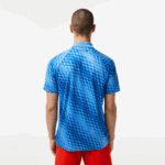 Lacoste tênis x novak djokovic versão fã polo homens yiq azul 88BL108 - Image 3
