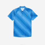 Lacoste tênis x novak djokovic versão fã polo homens yiq azul 88BL108 - Image 4