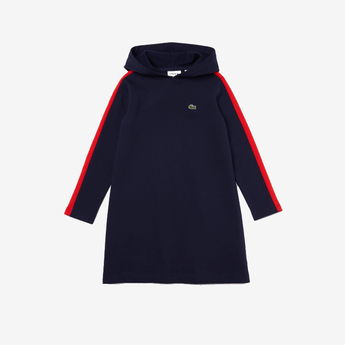 lacoste_vestido_com_capuz_de_banda_de_contraste_garotas_azul_marinho_vermelho_7pe_88bl3274.png Lacoste vestido com capuz de banda de contraste garotas azul marinho vermelho 7pe 88BL3274 - Image 1