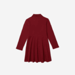 Lacoste vestido polo piquê garotas bordeaux ypw 88BL3281 - Image 2