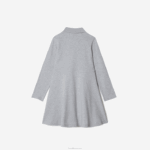 Lacoste vestido polo piquê garotas chine cinza cca 88BL3282 - Image 6