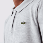 Lacoste vestido polo piquê garotas chine cinza cca 88BL3282 - Image 8