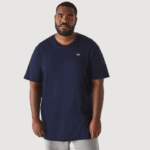 Lacoste xl regular fit pima camiseta de jérsei de algodão homens azul marinho 166 88BL653 - Image 2