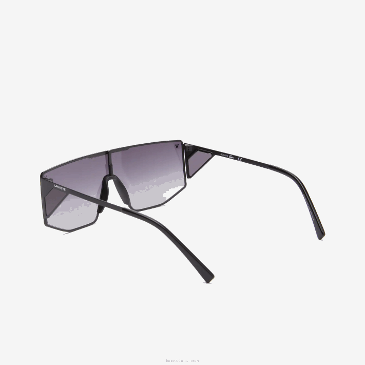 óculos de sol lacoste x minecraft escudo de metal mulheres preto/azul 002 88BL2260 - Image 4