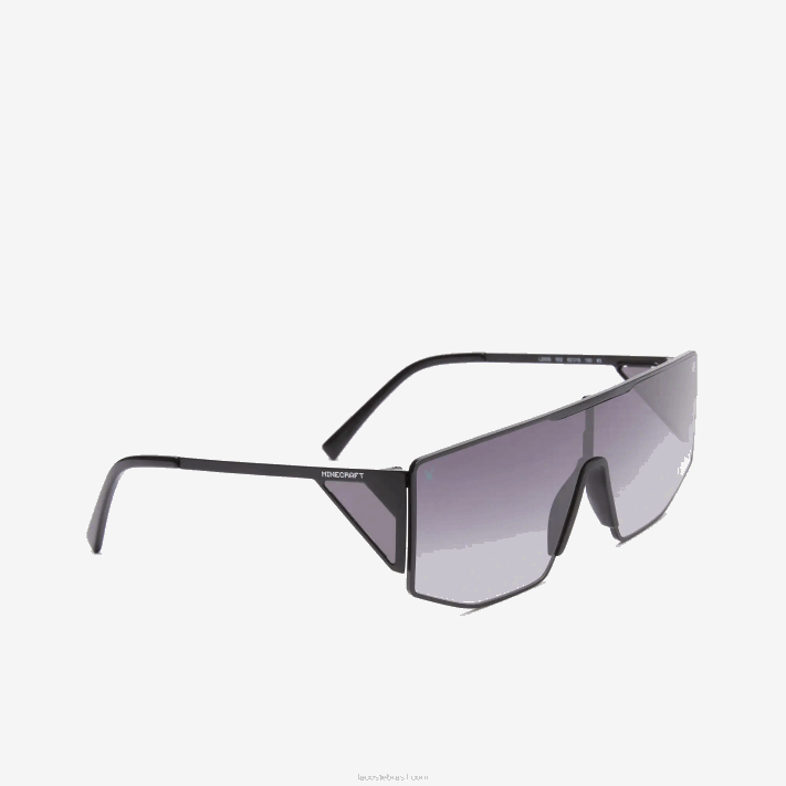 óculos de sol lacoste x minecraft escudo de metal mulheres preto/azul 002 88BL2260 - Image 5