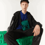bolsa cruzada vertical lacoste x minecraft em canvas homens foret minecraft j94 88BL2033
