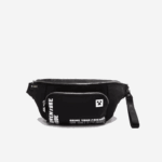 bolsa de cintura de nylon leve com zíper lacoste x minecraft mulheres minecraft noir blanc k00 88BL2849 - Image 2