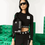 bolsa de cintura de nylon leve com zíper lacoste x minecraft mulheres minecraft noir blanc k00 88BL2849