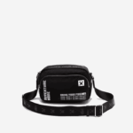 bolsa de ombro com estampa de nylon lacoste x minecraft mulheres minecraft noir blanc k00 88BL2838 - Image 2