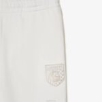 calça esportiva de lã de algodão lacoste x goop mulheres branco 70v 88BL2665 - Image 2