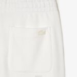 calça esportiva de lã de algodão lacoste x goop mulheres branco 70v 88BL2665 - Image 4