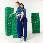 calça jogging de lã de algodão orgânico lacoste x minecraft homens bdm azul 88BL1174