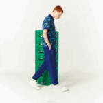 calça jogging de lã de algodão orgânico lacoste x minecraft homens bdm azul 88BL1174 - Image 7