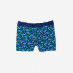 Cueca boxer longa de algodão orgânico lacoste x minecraft homens branco c50 88BL1599 - Image 3