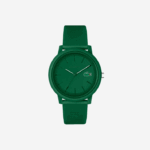 Lacoste 12.12 relógio de pulseira de silicone verde homens verde 000 88BL2198