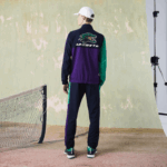 Lacoste agasalho de tênis esportivo com estampa de crocodilo homens azul marinho verde roxo branco xsb 88BL1145 - Image 4