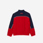 Lacoste agasalho esporte color block Rapazes vermelho azul marinho 528 88BL3210 - Image 3