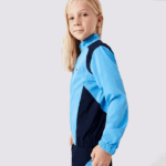 Lacoste agasalho esportivo color block para tênis crianças azul marinho y25 88BL3186 - Image 2