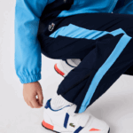 Lacoste agasalho esportivo color block para tênis crianças azul marinho y25 88BL3186 - Image 3