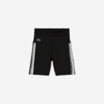 Lacoste bermuda esportiva de poliester reciclado mulheres preto c31 88BL2456 - Image 4