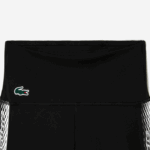 Lacoste bermuda esportiva de poliester reciclado mulheres preto c31 88BL2456 - Image 5