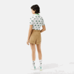 Lacoste bermudas esportivas de golfe mulheres bege cb8 88BL2452 - Image 3