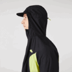 Lacoste blusão esportivo embalável homens preto amarelo 60r 88BL1254 - Image 4