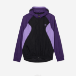 Lacoste blusão esportivo embalável homens preto roxo 6kb 88BL1255 - Image 4