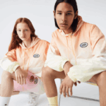 Lacoste blusão pulôver leve ao vivo homens laranja branco amarelo z81 88BL1281